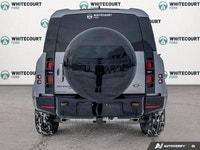 The 2023 Land Rover Defender 110 X-Dynamic SE AWD, draped in an elegant Gray, offers an impressive a... (image 4)