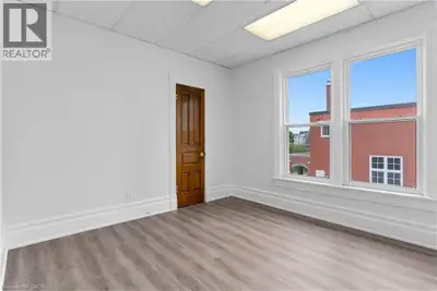 Single private office on the second floor for lease available in this standalone building with comme...