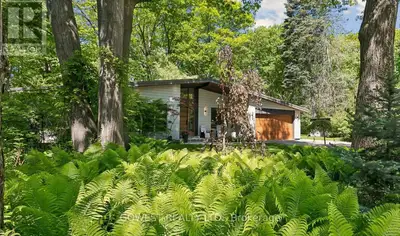 Modern luxury renovated bungalow on a massive, third-of-an-acre pie-shaped lot, backing into a park....