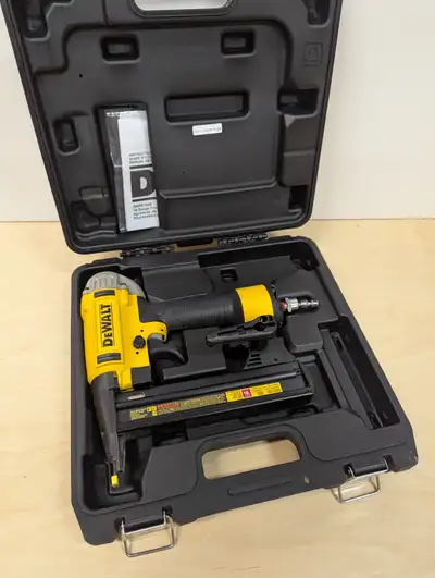Finishing Stapler.  DEWALT 18 Gauge 1/4-inch Crown 1-1/2-inch., View more