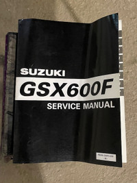 Sm156 Suzuki GSX600F ServiceManual 99500-35070-01E