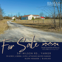 For Sale! 341 Wilson Rd., Yarker