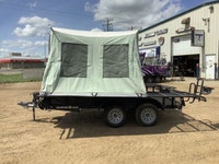 Used 2027 Jumping Jack Trailers 6' x 12' Utility Trailer with 8' Tent Super easy to set up! Tent fol... (image 1)