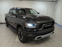 Remarkably capable, our 2022 RAM 1500 Rebel Crew Cab 4X4 is a terrific trail truck with a rugged Dia... (image 1)