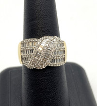 Ladies 10KT Yellow Gold 4.40GM Cocktail Ring $1,420
