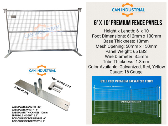 Temporary Construction Fence Panels in Other Business & Industrial in Fredericton - Image 3