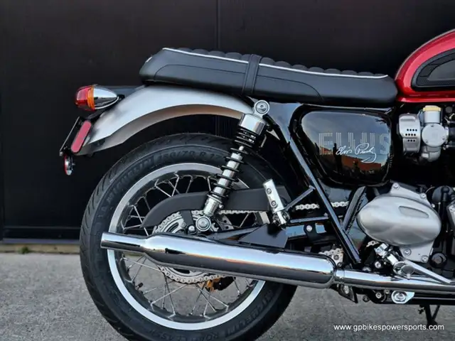 Triumph Bonneville T120 Elvis Presley Limited Edition Carn in Street, Cruisers & Choppers in Oshawa / Durham Region - Image 15