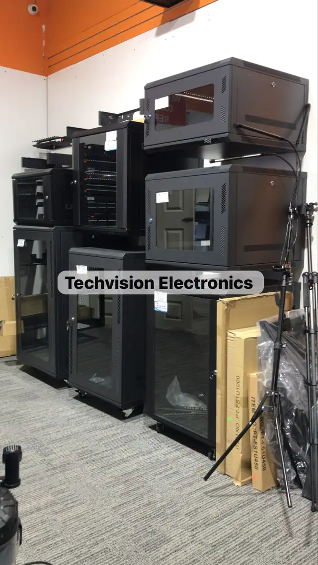 SERVER/CABINETS AUDIO VIDEO RACKS/DVR, WALL MOUNTABLE CABINETS in Cabinets & Countertops in City of Toronto - Image 4