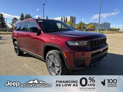 This Jeep Grand Cherokee L boasts a Regular Unleaded V-6 3.6 L/220 engine powering this Automatic tr...