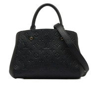Louis Vuitton Montaigne Emp Monogram Bag - Black