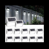 Solar Deck Lights, KASUN Super Bright LED Walkway Light Stainles
