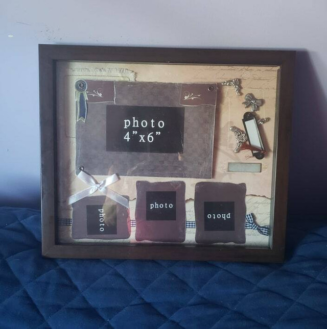 Picture Frame 12.5X11inches, 1 inch deep to hold keep sakes, etc in Other in Pembroke