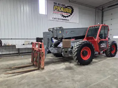 2016 Skyjack SJ1056 TH rough-terrain telehandler for sale. 4,800 hours. Forks included. Hydraulic ou...