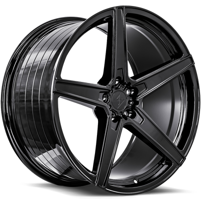 SENTALI SS4 FLOW FORMED WHEELS AVAILABLE IN : 18" 19" 20" 5X112, 5X114.3, 5X120 GLOSS BLACK ONLY ___...