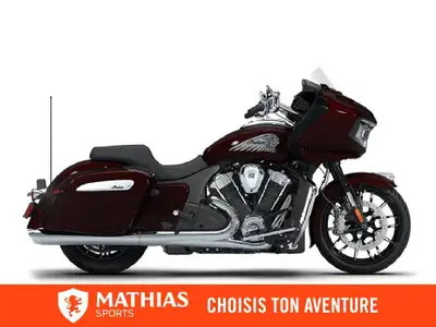 Concessionnaire des véhicules neufs et d'occasion. Cruiser INDIAN Challenger Limited + 112 & Audio P...