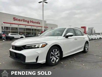 Navigate your daily commute with confidence and style in this striking 2025 Honda Civic Sedan LX. Fi...
