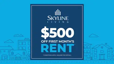Building Description Promotions | $500 OFF FIRST MONTHS RENT* | $1000 off first month's rent for Mil...