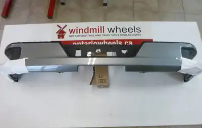 Chevrolet Sierra 2019 - 2025 Chevrolet Silverado or GMC Sierra 1500 Sharkskin Metallic Rear Bumper M...