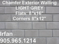 Chamfer Walling Stone Exterior Walling Stones Light Grey