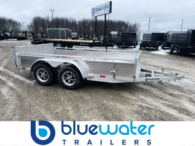 Canadian Mennonite Built Tandem Axle Aluminum Utility Trailer is $6,310.00 or $126.19/month! Ord: E1...