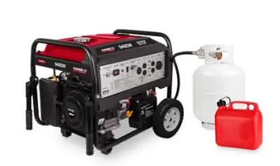 Welcome to Kent Farm Supplies Limited! CASE IH BRANDED POWEREASE 9400 WATT GENERATOR. GAS OR PROPANE...