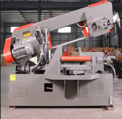 New Angle Band Saw Machine High-Precision Hydraulic Metal Cutting PX12840S Compare at $12995.00 Sale...