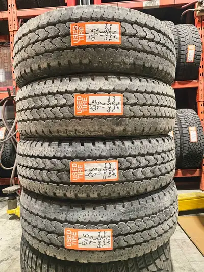 A set of 4 good used LT 225/75R16 Firestone Transforce AT 2 install and balance $600 Loose purchase...