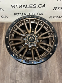 20x10 Fuel Rebel Rims 8x165 Bronze dodge ram 2500 3500 GMC chevy