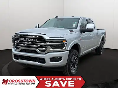 This 2026 RAM 3500 LIMITED CREW CAB 4X4 has the following options Premium Filigree Leather Seats, Po...