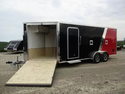 Legend Snowmobile Trailers 7' x 17' starting at $16,780.00 or $335.56/month! #1 selling Snowmobile T...
