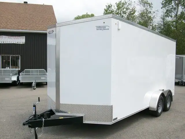 2025 Weberlane CARGO 7' X 16' V-NOSE RAMPE 7' HT VTT 4 ROUES SID in Cargo & Utility Trailers in Laval / North Shore - Image 4