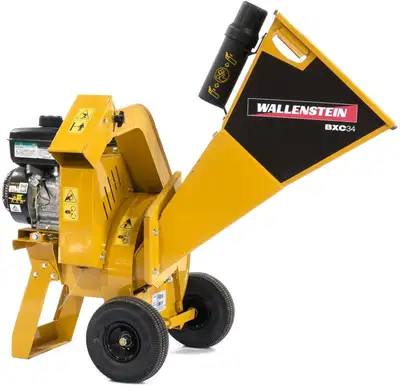 Iron Inventory Inc! Wallenstein BXC34 Bundle Wood Chipper 3" chipping capacity gravity feed Engine V...