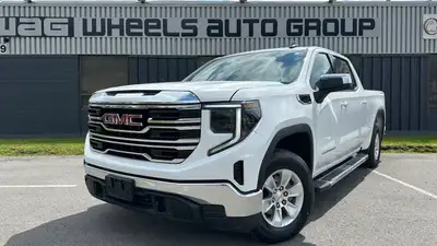 Listed here is the 2023 GMC Sierra 1500 SLE, 4X4. This vehicle is powered by a 2.7L 4cyl Turbo engin...