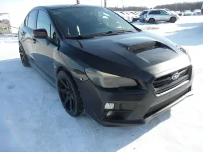 2015 Subaru Wrx STI 6SP Manuelle transmission Black on nice wheels Everything stock OEM all original...