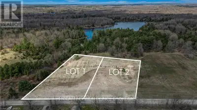 Absolutely stunning and natural two acre lot located on a quiet road minutes from several lakes and...