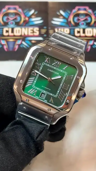 cartier watch  cartier santos  automatic watch, View more