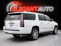 2017 Cadillac Escalade ESV Premium Luxury White Exterior on Black Interior comes with Navigation, Su... (image 5)