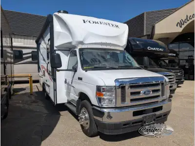 Forest River Forester LE Class C gas motorhome 2251SLE Ford highlights: Slide Out Queen Bed Booth Di...