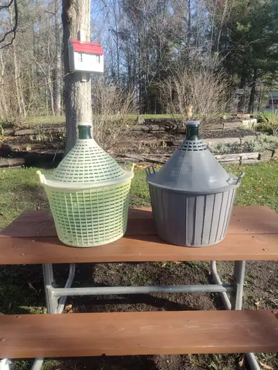 Your choice 2 Demi John vintage green glass jugs, View more