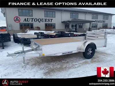 Aluminum Wheels! Brand new 2026 Stronghaul 60in. x 12' Solid Side Aluminum Utility Trailer is design...