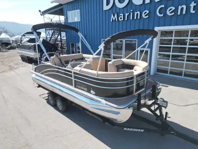 The 2022 Harris HCX 21 is a versatile and comfortable pontoon that offers a smooth, stable ride with...