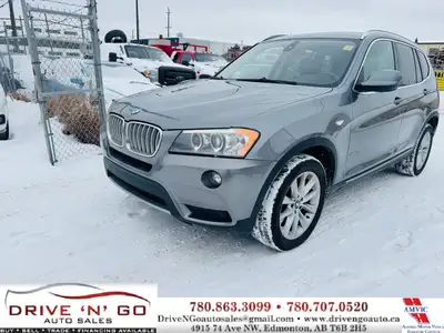 DRIVE N GO AUTO SALES 2011 BMW X3 xDrive AWD, 3.0L V6, Clean Carfax, No Accidents, PanoRoof, Navigat...