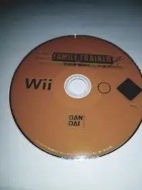 Wii  FAMILY TRAINER . sans l'etui
