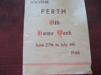 Vintage Perth Ontario 1948 Souvenir Book