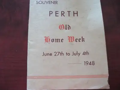 Vintage Perth Ontario 1948 Souvenir Book, View more