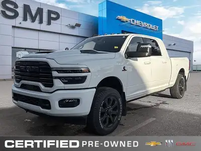 Saskatoon Motor Products - General Motors Certified, 3500 Laramie, 4D Mega Cab, HO Turbodiesel, 8-Sp...