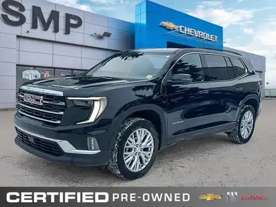 Saskatoon Motor Products - Recent Arrival! 2025 GMC Acadia Elevation - Certified. GM Certified Detai...