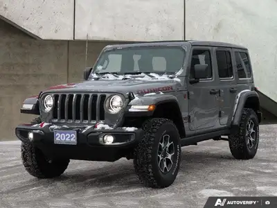 2022 Jeep Wrangler Unlimited Rubicon. One Owner, No Accidents. Equipped with: Leather Seats< Leather...