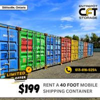 FLASH SALE! 40 ft Storage Container FOR RENT⚡️in Ottawa