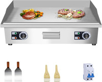 30" Commercial Electric Flat Top Grill